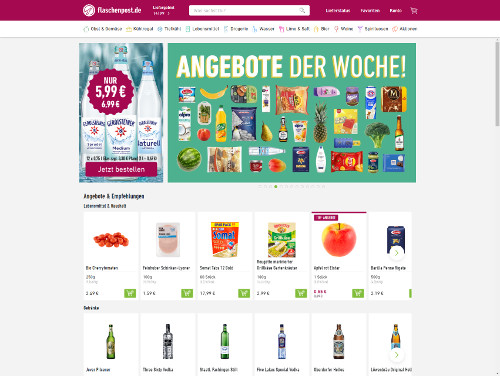 flaschenpost.de - Getränke- & Lebensmittel Lieferdienst